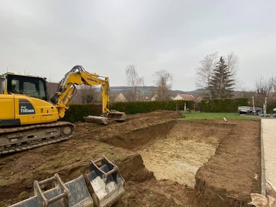 Création d'une piscine