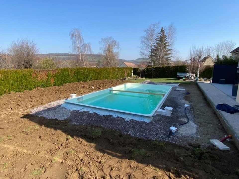 Création d'une piscine